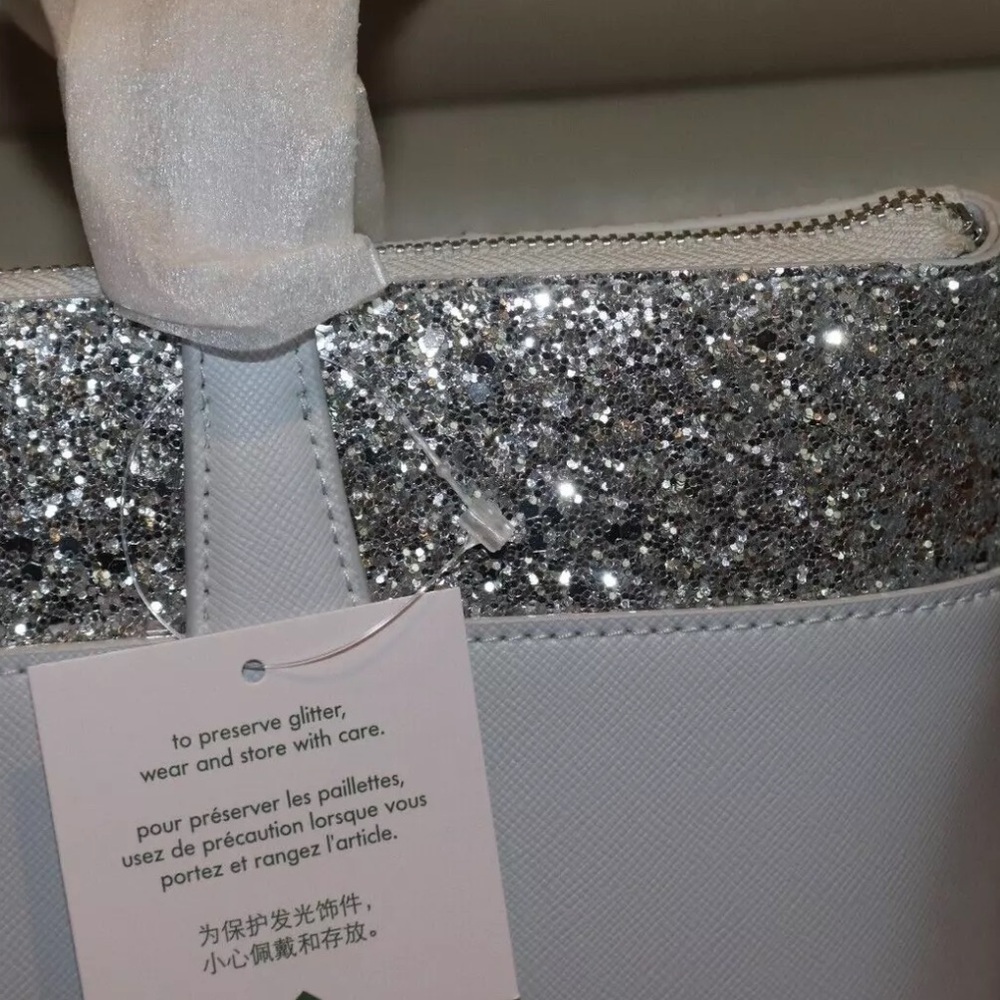 kate spade ♠️ Flash Tote Gray NWT - Picture 13 of 15